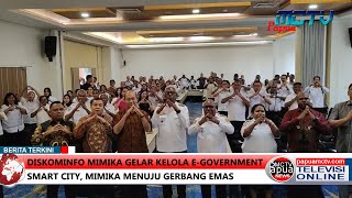 Diskominfo Mimika Gelar Kelola E-Government Smart City, Mimika Menuju Gerbang Emas