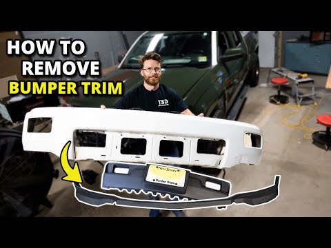 2014-2015 Silverado Bumper Plastic Trim Removal GMC Sierra Bumper Air Dam Removal 2016-2018 Chevy