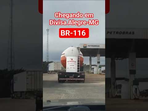 Chegando em Divisa Alegre-MG, BR 116.