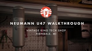 Video thumbnail for A Look At A Historic Pair Of Neumann U47 Microphones From Vintage King by Vintage King