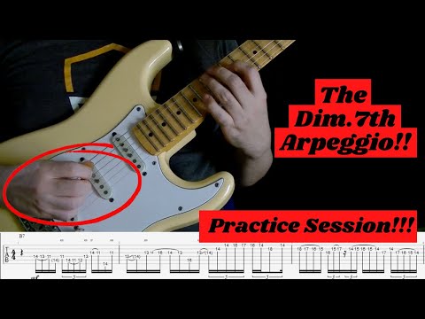 Building Finger Strength and Dexterity with the Diminished 7th Arpeggio!!
