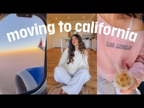 I MOVED TO CALIFORNIA ALONE | moving vlog / first week living in ca ✈️☀️