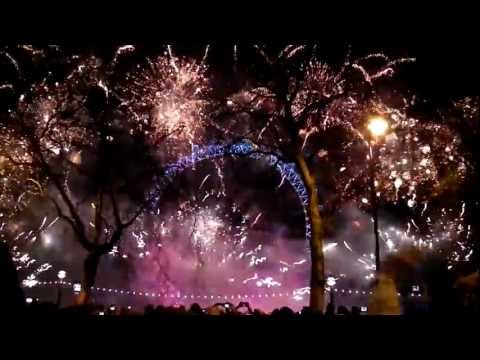 The Best Full London 2012 New Years Eve Fireworks  in HD