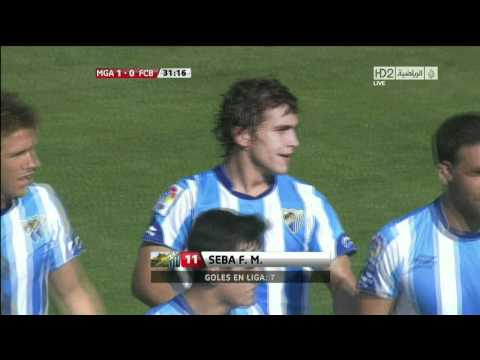 Malaga 1-0 Barcelona - Sebastian Fernandez