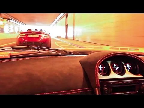 Noble M600 High Speed Chasing Aston DBS Volante in Monaco !