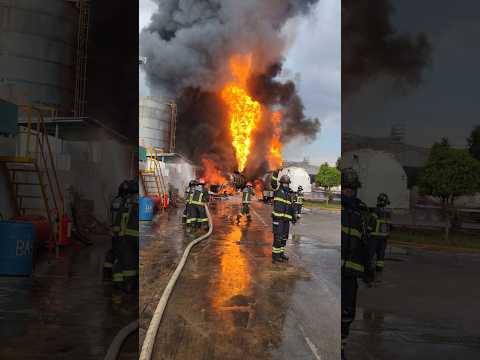 INCENDIO de pipas de diésel en TLALNEPANTLA deja cuatro heridos en el ESTADO DE MÉXICO
