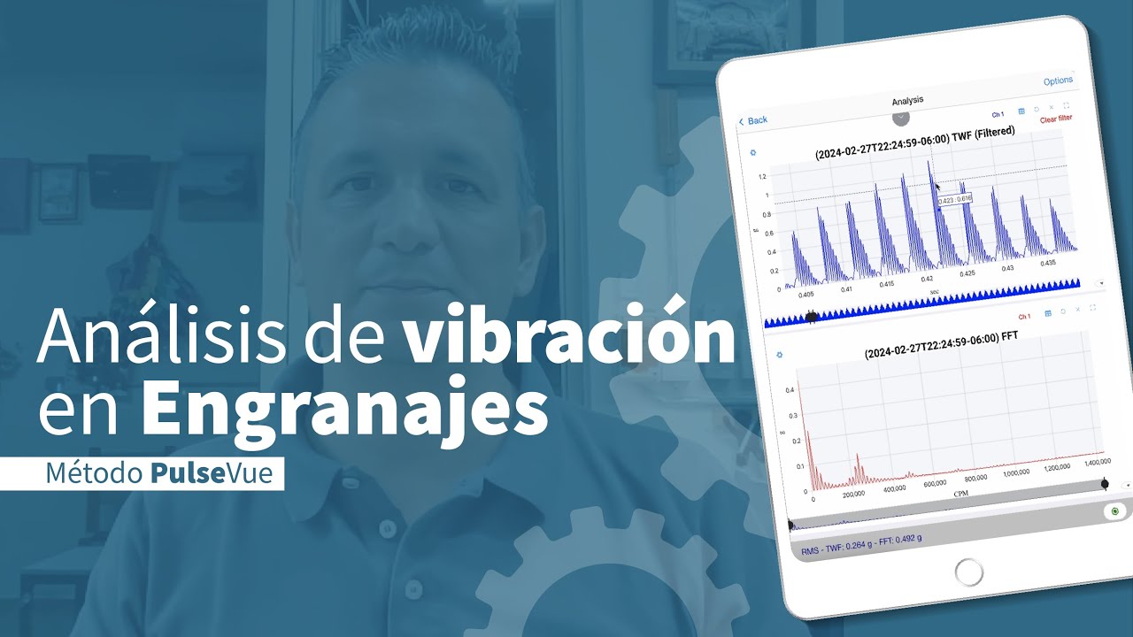 ¿Cómo diagnosticar una falla en engranajes? | Método de PulseVue