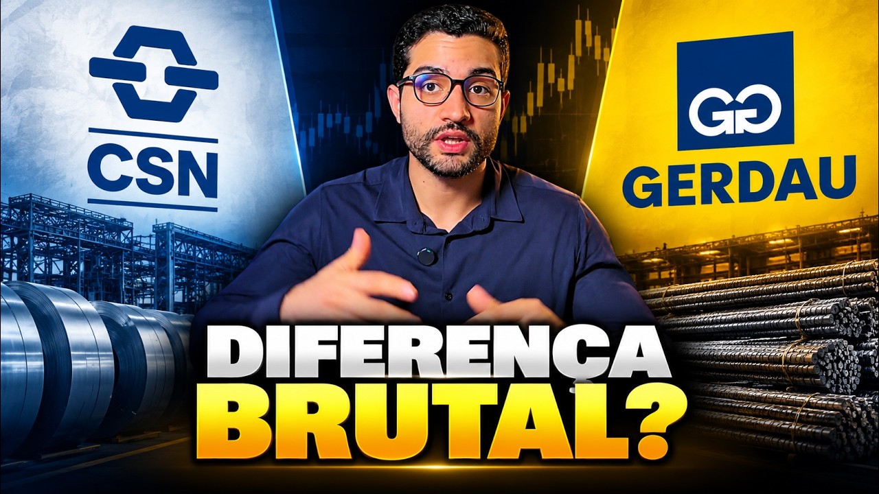 COMPAREI AÇÕES DO SETOR SIDERÚRGICO: GERDAU, CSN OU USIMINAS? GGBR4, USIM5 E CSNA3 PARA LONGO PRAZO?