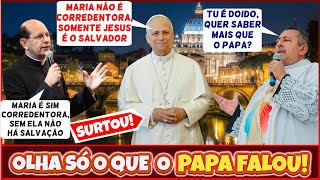 PAPA DECRETRA QUE SÓ JESUS PODE SALVAR E NÃO MARIA