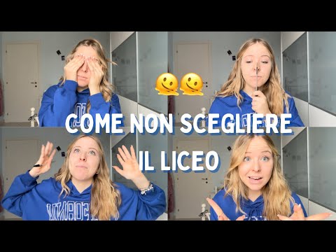 COME HO SCELTO IL LICEO - come prendere la giusta decisione || FC