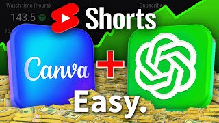 1,000 YouTube Shorts in Just 10 Minutes!(Canva+ChatGPT)