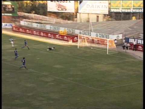 C.D. Toledo 4 - Écija Balompié 0. (1 de septiembre de 1996) Hat trick de Petar Divic © RTVE