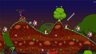 Hedgewars: Campaign A Classic Fairytale walkthrough - Mission #3 The Journey Back [Assists]