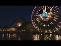 Paradise Pier Pixar Pier Construction Night Time View