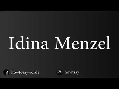 How To Pronounce Idina Menzel