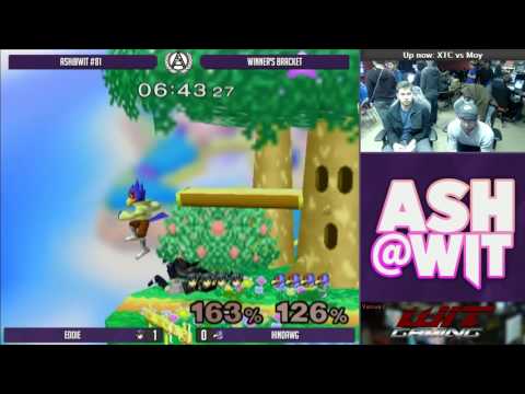 Eddie (Marth) vs Hindawg (DK, Falco) - ASH@WIT #81 Melee Winner's Bracket