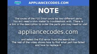 How To Troubleshoot And Fix Kenmore Range F10 Error