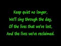 Rise Against - Prayer Of The Refugee (Lyrics) HD ...
