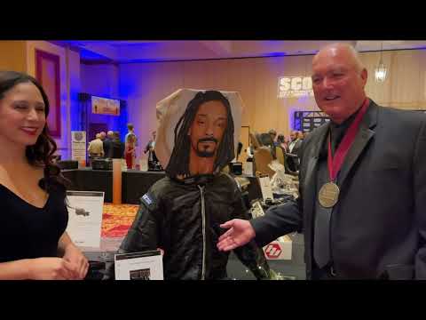 Scott Douglas with Tiffany Stone at the 2023 ORMHOF Gala