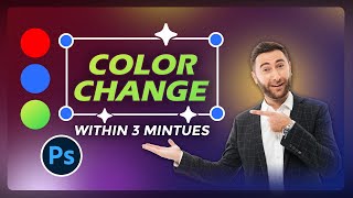 Change Any Icon Color Easily in Photoshop | Within 3 Minutes