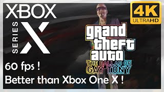 [4K] Grand Theft Auto IV : The Ballad of Gay Tony / Xbox Series X Gameplay