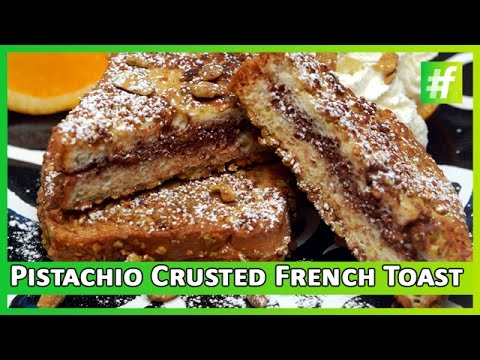 How To Make Exotic French Toast | Pistachio Crusted French Toast | Food Recipe