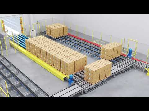 WDX | Industrie 4.0 | Automatische Lkw Beladung | Automatisches Shuttle Lager für Paletten