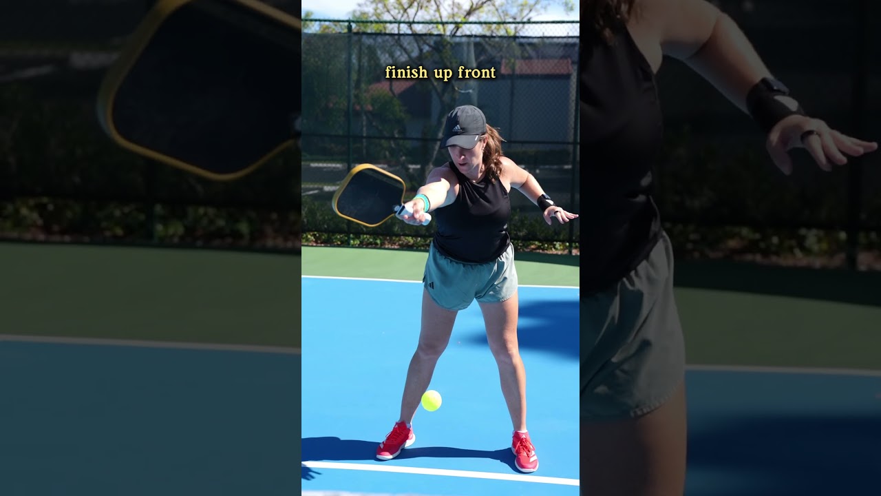 Why Your Pickleball Swing Is Too Big (And One Drill That Fixes It)