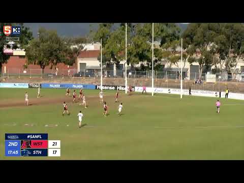 Rd 17 SANFL Snapshot - South's Hayden Sampson turns on the jets