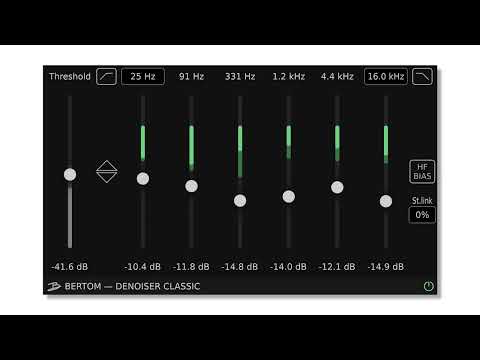 Bertom Audio releases Denoiser v3.0.0 (Free & Pro versions)