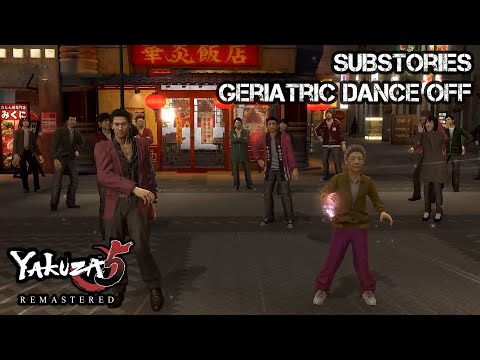 Yakuza 5 Remastered | Akiyama Substories - Geriatric Dance Off