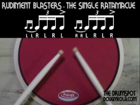 The Single Ratamacue  Rudiment - Canadian Drum Gear / CDG Drum Education Center