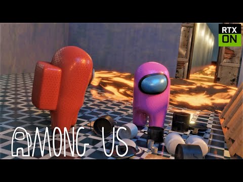 Among Us RTX On EP20 (Floor is Lava ) - 3D Animation