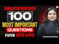 JAIIB AFM Most Important Questions JAIIB AFM 2025 JAIIB AFM 100 Questions JAIIB AFM NOV 2025