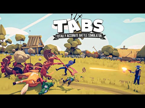 TABS - VIKING TEAM vs WILD WEST TEAM - Totally Accurate Battle Simulator