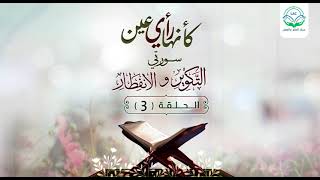 دراسة تدبرية لسلسلة كأنها رأي عين | الحلقة الثالثة | | د.شريف طه يونس. image