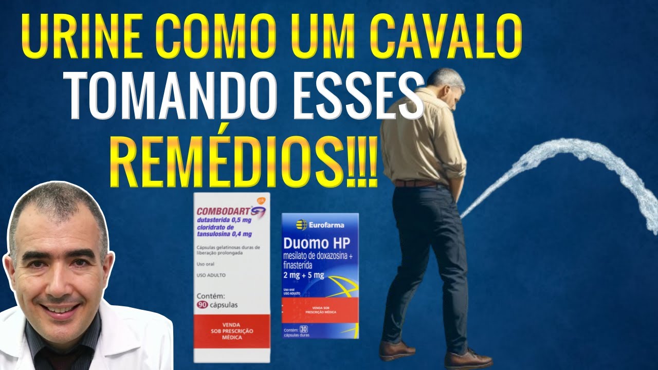 Urine como um cavalo tomando remédios para PRÓSTATA AUMENTADA!!!