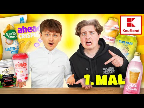 We EAT these KAUFLAND products for the first time 🍟🍇 with Smiley