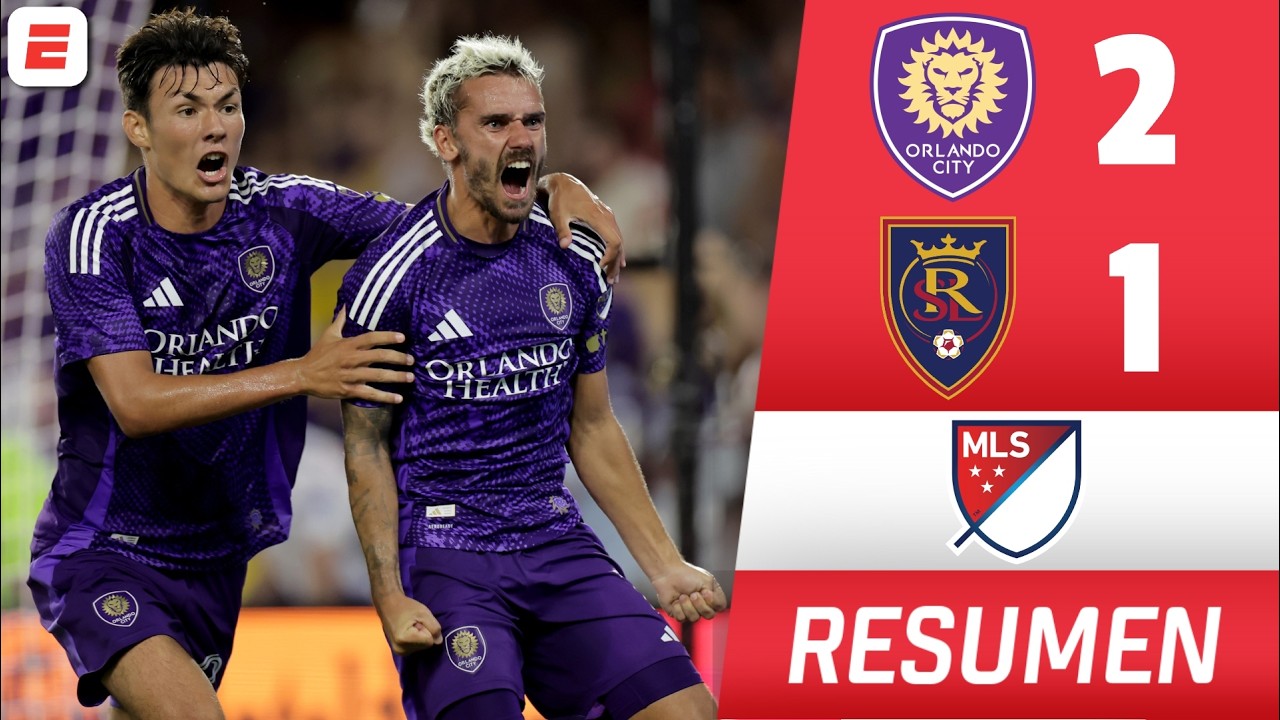 GRIEZMANN SE VISTIÓ DE HÉROE. DOBLETE y REMONTADA en triunfo de Orlando City vs Real Salt Lake | MLS