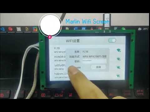 Marlin wifi screen, same with duet wifi ,3D printer screen. 2m/s
