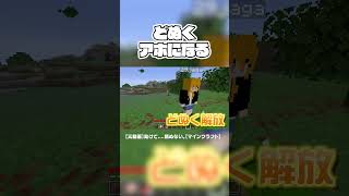 アホになったどぬちゃん#からぴち #minecraft