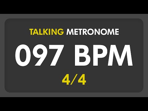 97 BPM - Talking Metronome (4/4)