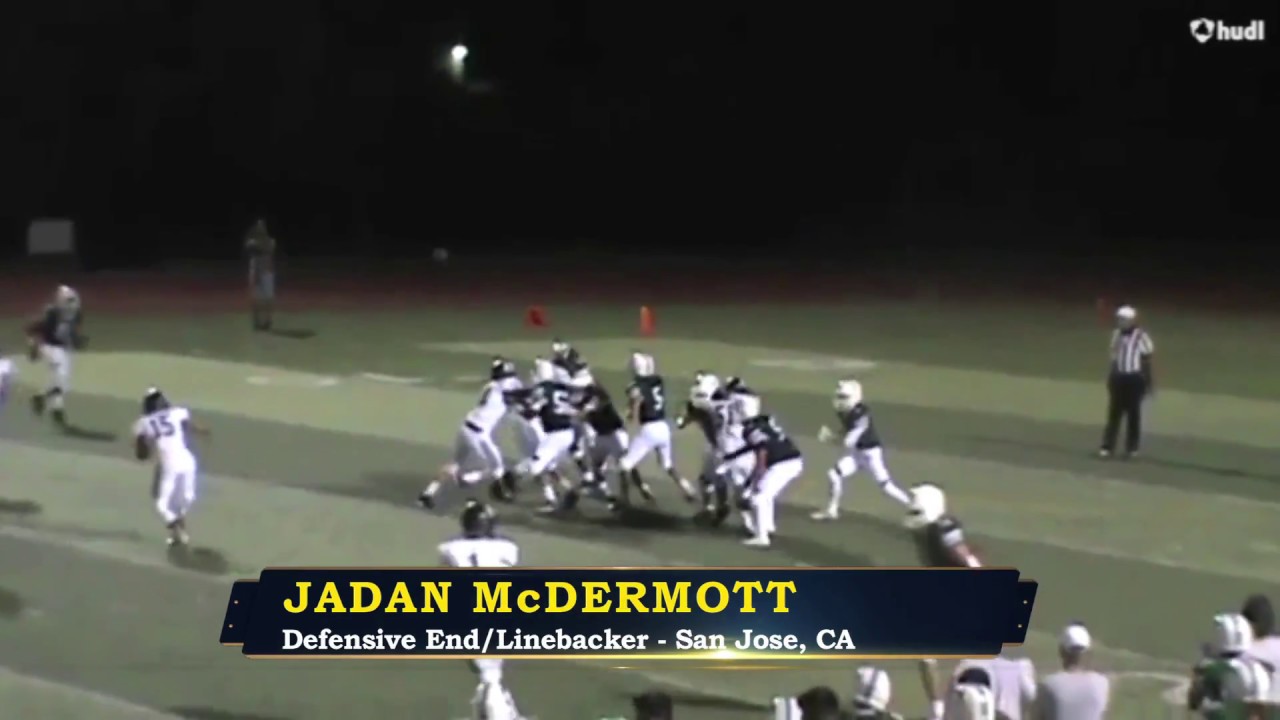 Jadan McDermott - The Harker School Defensive End - Highlights