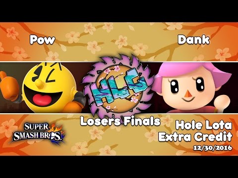 Hole Lota Credit: Pow (Pac-Man) Vs. Dank (Villager) - SSB4 Singles Losers Finals