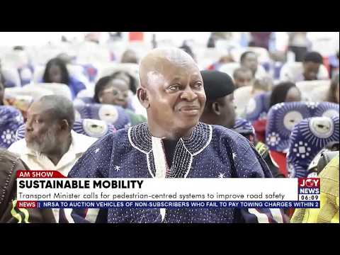Sustainable Mobility: Transport Minister calls for pedestrian-centred systems to improve road safety