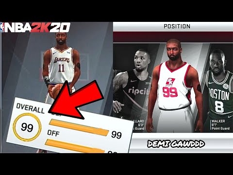 HOW TO GET 99 OVERALL in NBA 2K20 MOBILE!! NBA 2K20 Mobile Best Builds Tutorial!