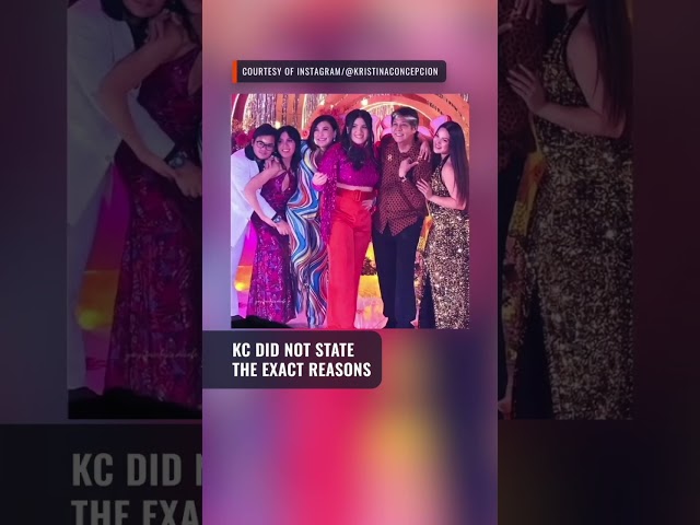 ‘I want my family to be happy’: KC Concepcion on unfollowing Kiko, Frankie Pangilinan on IG