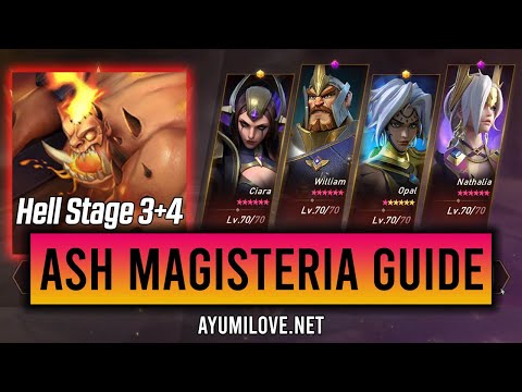 Ash Magisteria 15 & 16 Guide (William, Opal, Nathalia, Ciara) | Awaken Chaos Era