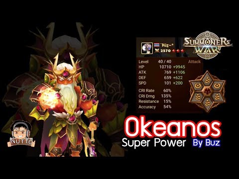 [Summoners War] Sea Emperor Fire(Okeanos) G3 RTA by Buz