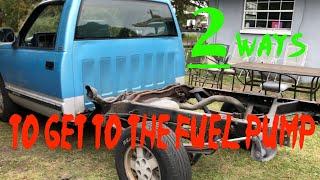 OBS Chevy Fuel Pump Change! Two ways to get to it! (Budget OBS Chevy Series Episode 5)